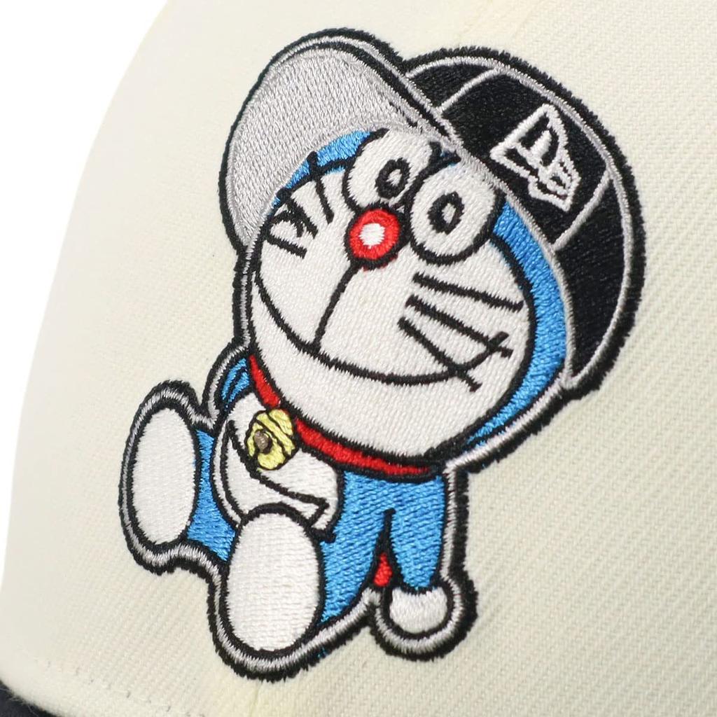 [New Era] Kappe 59FIFTY Doraemon Kollaboration ChromweißMarineblau 7 38 LP5950 DORAEMON NE Kappe CRM NVY
