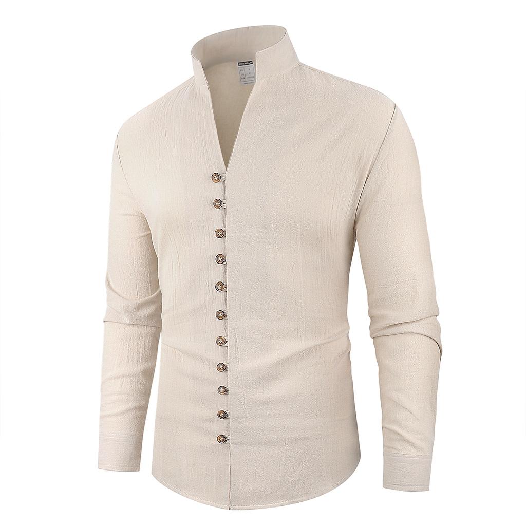 Herrenhemden Lässige Button-Down-Hemden Baumwollhemden Langarmhemden Businesshemden Hemden für Herren Arbeitshemden Hemden Lässige Hemden