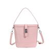 Popular Simple Foreign Style Stone Pattern Bucket Bag Korean Version Casual Work Commute Advanced Sense Messenger Bag Woman