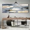 Landscape Abstract Art Posters and Prints Wall Art Canvas Painting Modern Blue Grey Pictures For Living Room Decor No Frame
