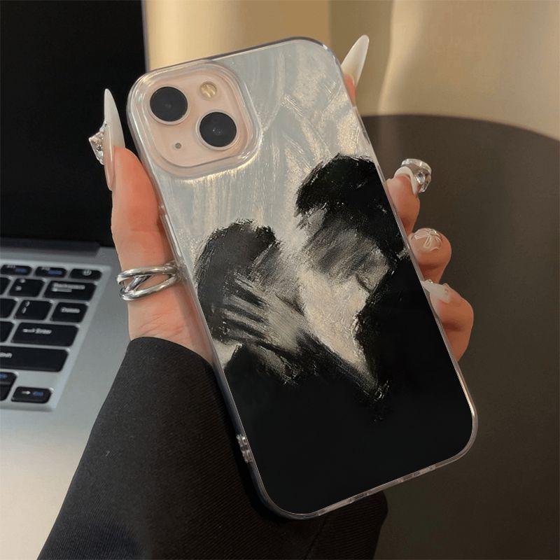 

Чехол для Apple 16 Pro Max: Пряжа с перьями Дизайн «Тень» для iPhone 14 Pro, 15, XS Max, 15 Pro Apple XR