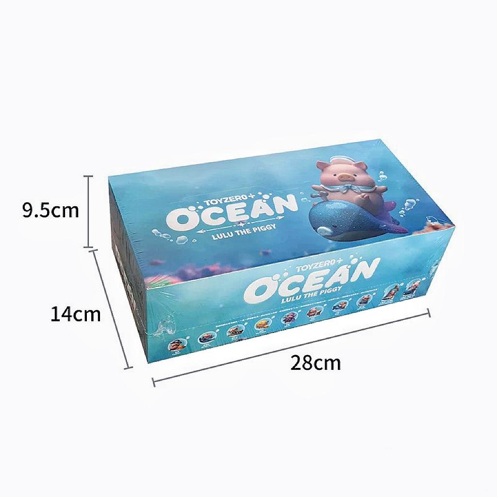 New Original Lulu The Piggy Ocean Series Blind Box Figure Trendy Doll Collected Figure Accessories Toy Children Birthday Gift