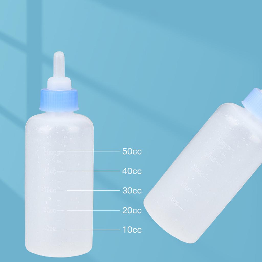 60ml Pet Bottle Set Pet Silicone Milk Bottle Dog and Cat Feeding Water dispenser Pet Supplies