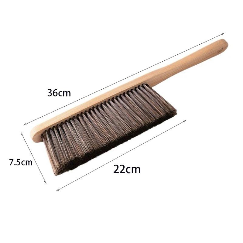 Natural Wood Brush Bar Dust Cleaning Brush Household Sweeping Broom Kitchen Cleaning Brush Solid Wood Sweeping Bed Brush Cheap