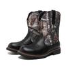 Men's Large Leather High-Top Boots - Autumn/Winter Fashion, Trendy Western Cowboy, Thick Sole, Non-Slip Knight Design