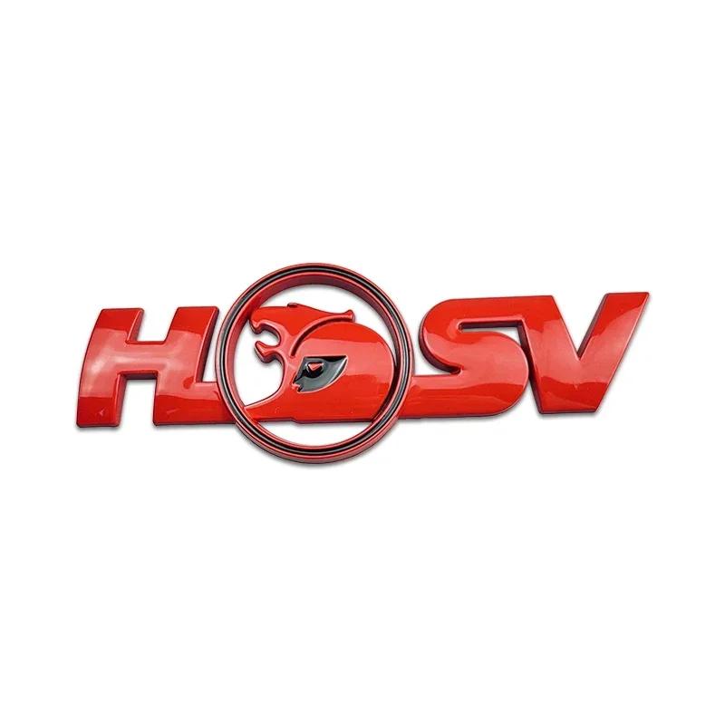 Metal Car Body Sticker for HSV Logo Auto Emblem Front Grille Rear Trunk Decoration