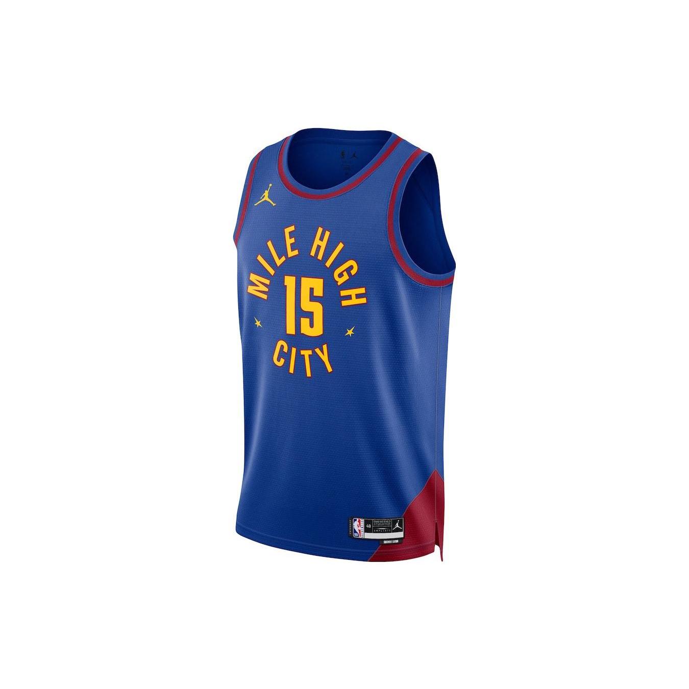 Nike Swingman Dri FIT Denver Nuggets Basketball Jersey Unisex Blue DO9524-496 S