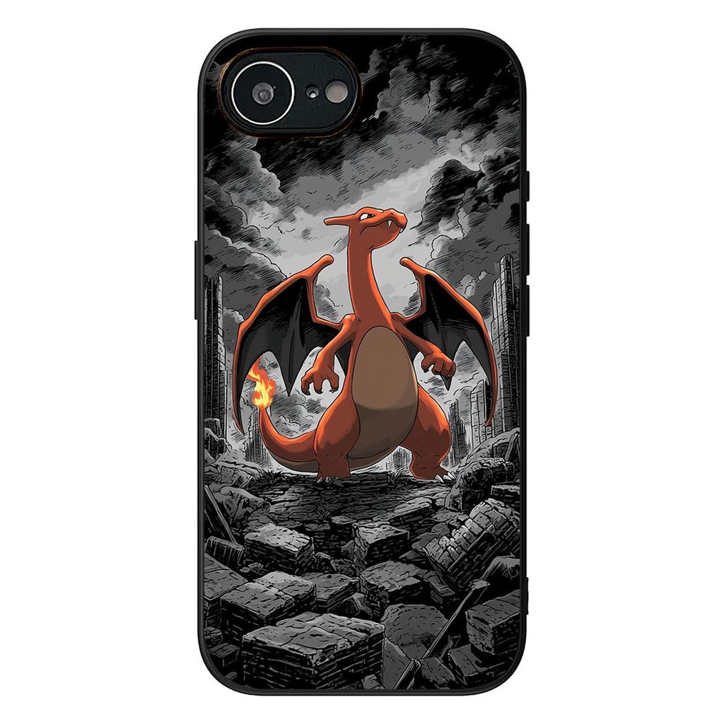 Charmander P-Pikachus Bulbasaur P-Pokemons for Apple iPhone 12 13 Mini XS 11 Pro Max 7 8 Plus XR SE 2022 SE3 + 8+ Phone Case