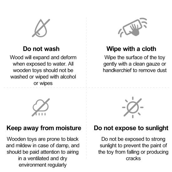 36 Stück Holz Stapelstein Spielzeug Kleinkinder Hand-Auge-Koordination Gleichgewichtstraining Baustein Stapel