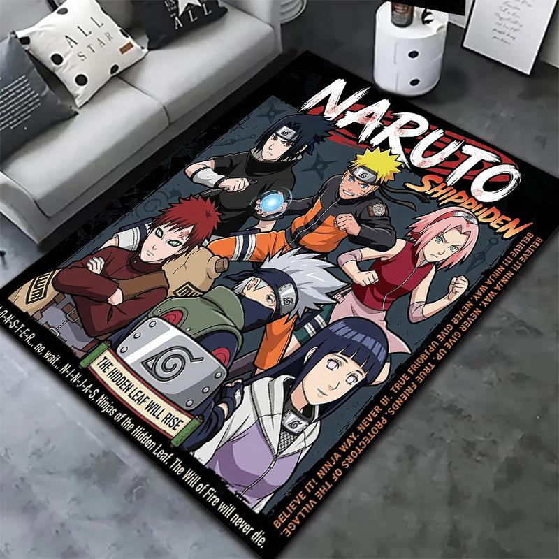 Naruto Generations Carpet Rug For Living Room Bedroom Home Sofa Decoration,kids Play Nonslip Floor Mat