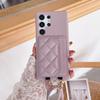 Leather Crossbody With Card Holder Phone Case for Samsung Galaxy S24 S22 Ultra Plus S23 FE A15 A25 A35 A55 A24 A34 A54 A14 Cover