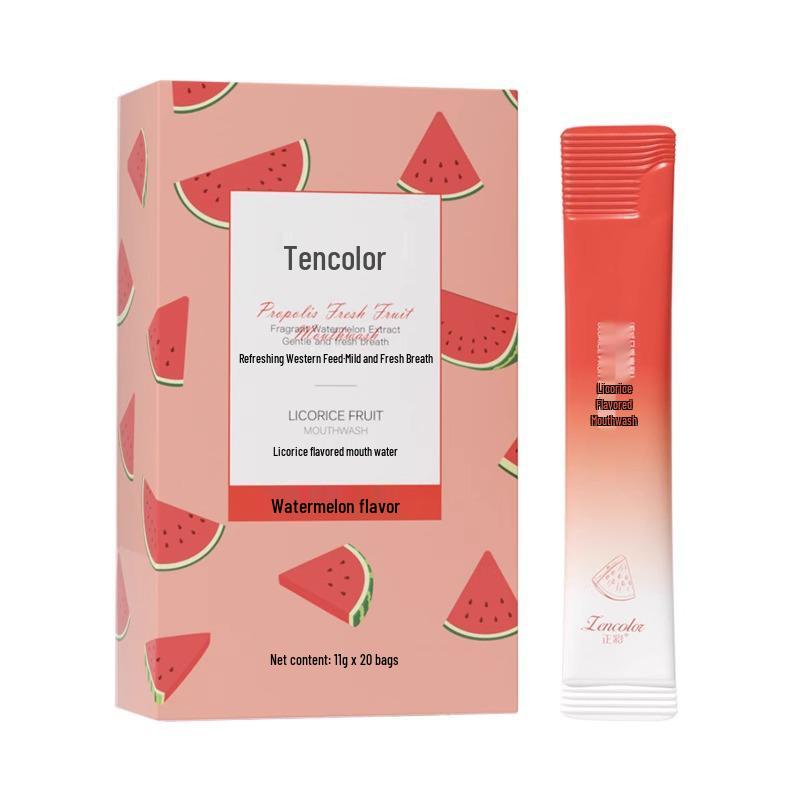 Fruit-Flavored Portable Mouthwash: Freshens Breath, Reduces Tartar, Quick Rinse, Long-Lasting Fragrance