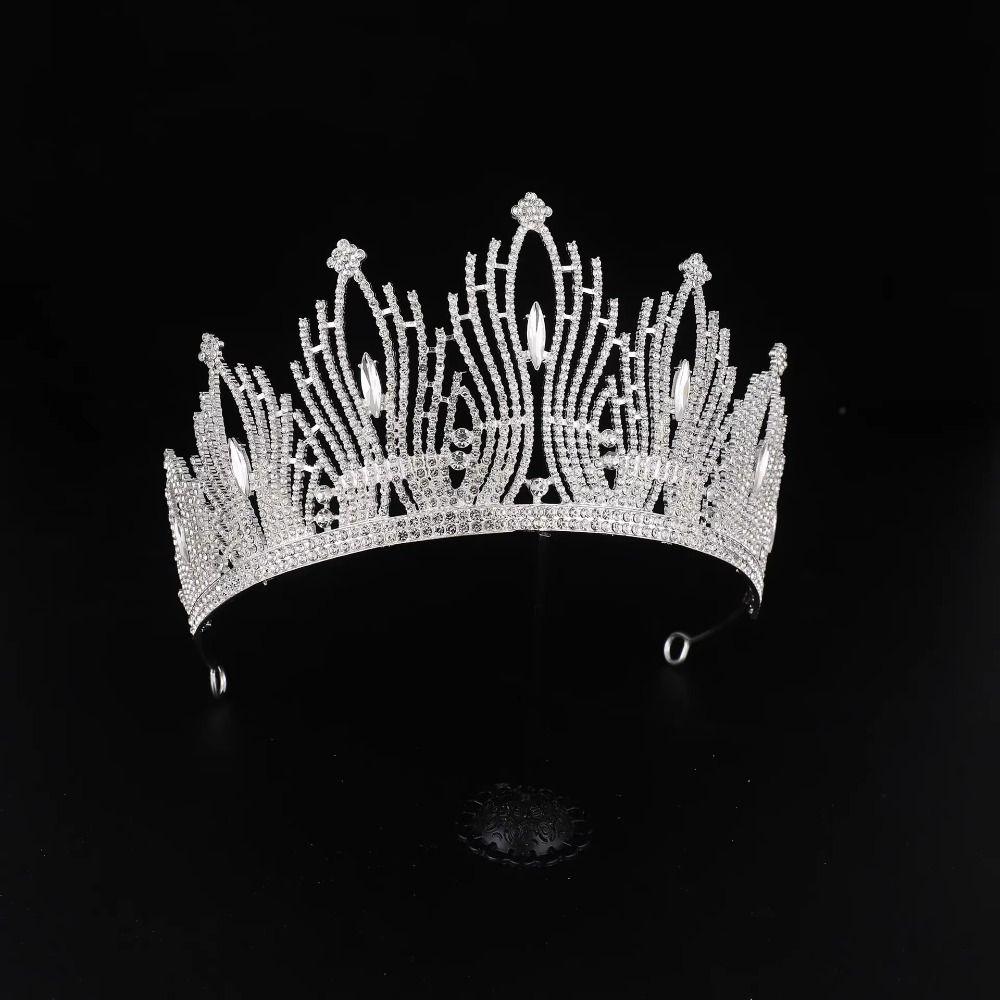 Headwear Romantic Headband Rhinestone Bride Tiara Hair Accessories Wedding Crown  Pendant