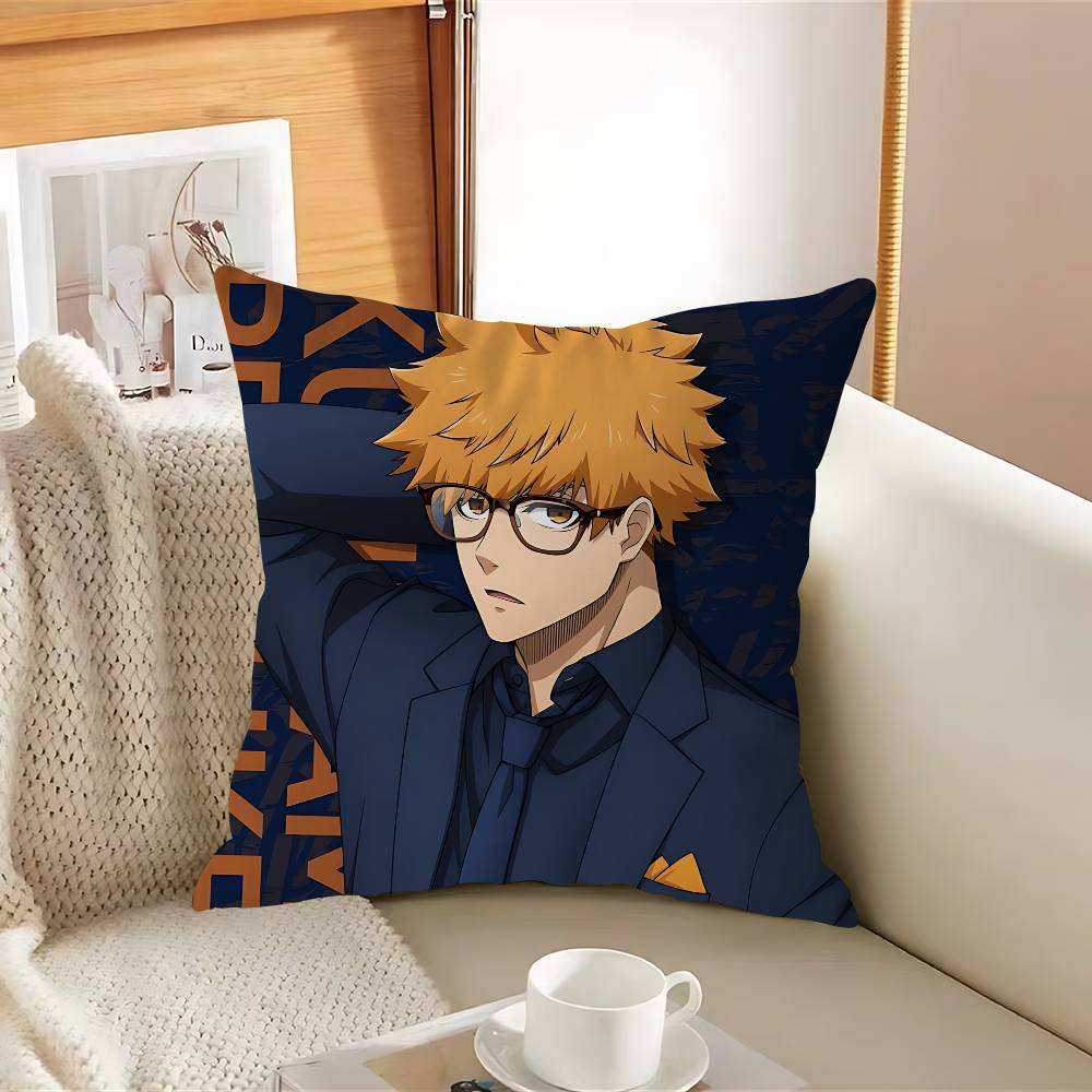 

RensukeS ANIME K-kunigami Pillow Case Removable Washable Cushion Cover – All-Season Soft Linen 12x12Inch