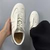 Versatile Trendy Board Shoes, Retro Moral Training Shoes, Comfortable Foot Cover, Leather Shoes, Thin-Soled Classic Little White Shoes