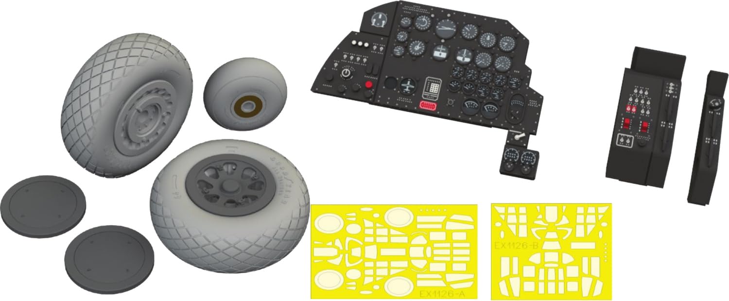 

Eduard 1/48 Scale LookPlus DB-7B Boston III Instrument Panel with Parts Set (for HK Models) Plastic Model Parts EDU644321 (Airplane)