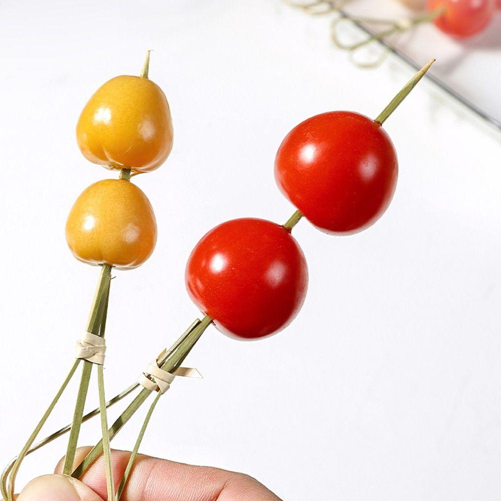 Party Decoration Cocktail Decoration Bar Tool Toothpick Art Flower Stick Fruit Stick Bamboo Stick