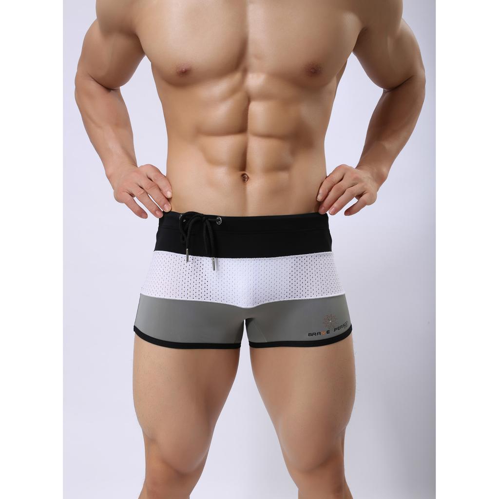 Summer Men Sport Beach Quick-drying Shorts Swimming Boxer Short Pants