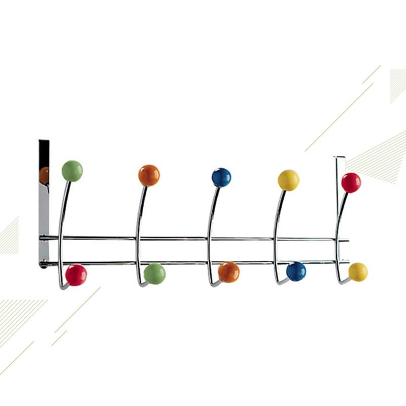 Hanging Heavy Duty Over Door Hooks for Bedrooms Bathroom Door 10 Hooks Stainless Steels Over Door Storage Hooks Hanger