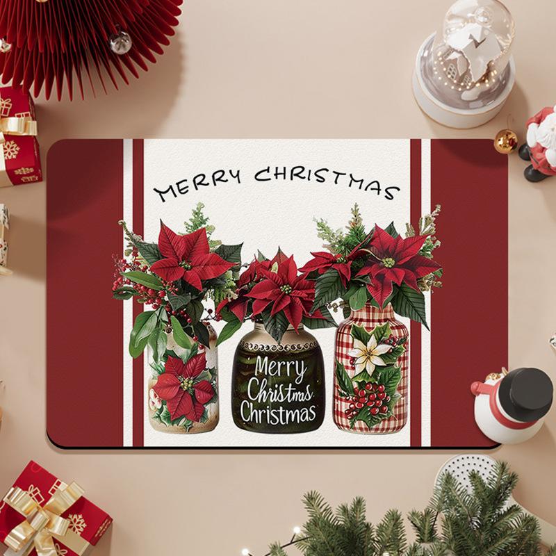 Bathroom Diatom Mud Quick-drying Foot Pads  Carpets  Bathrooms  Bathroom Floor Mats  Bathrooms  Anti-slip  Absorbent Toilets, Strong Doors