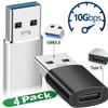 USB C Adapter Extender USB3.2 To Type C Female Phone Computer Converter Fast Charging 10Gbps High-speed Transmission Connectors