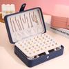 Elegant Jewelry Storage for Case for Earring Gift for Women On Valentine's Day Mother's Day Double Layer Jewelry Organiz