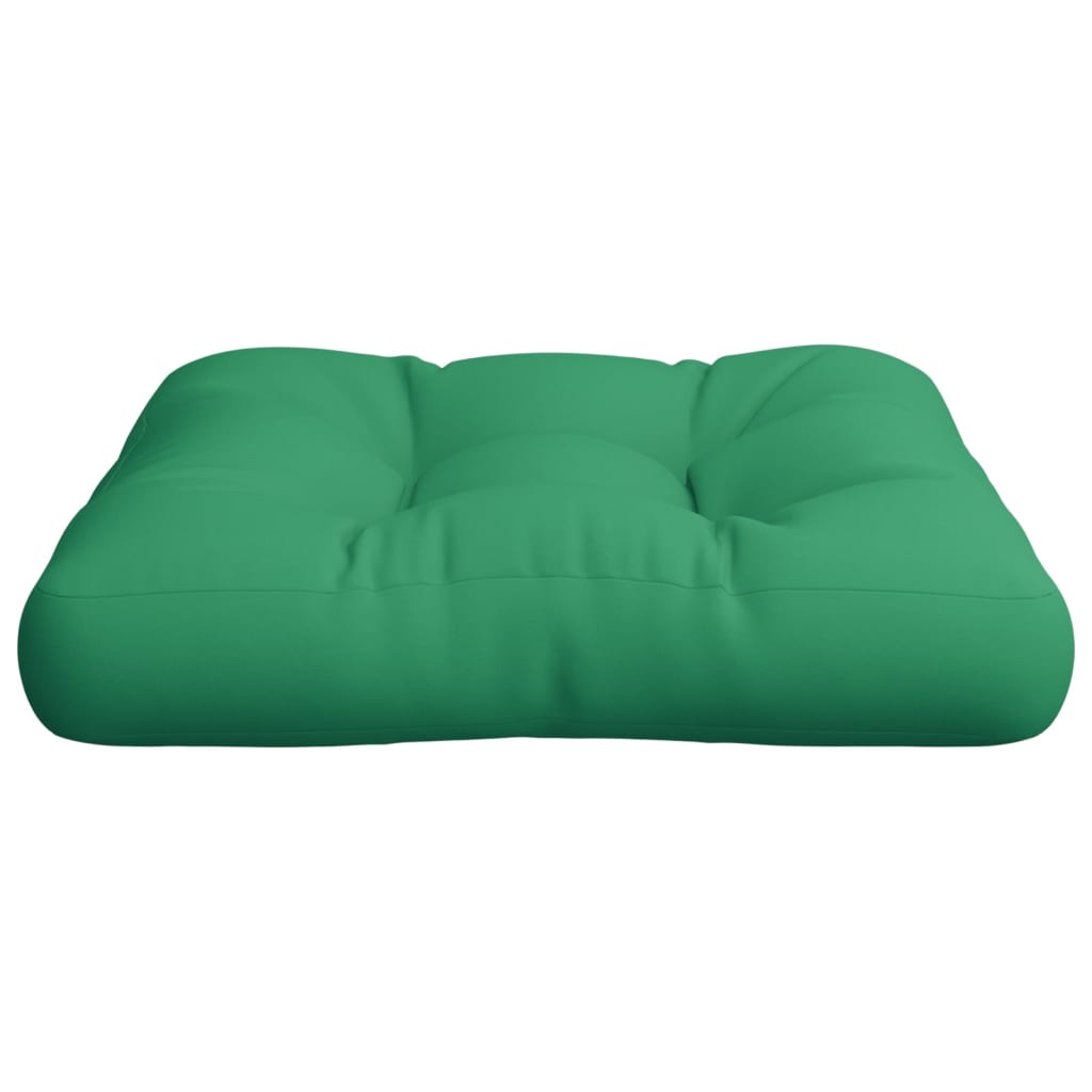 Pallet Cushion Green 50x50x12 cm Fabric
