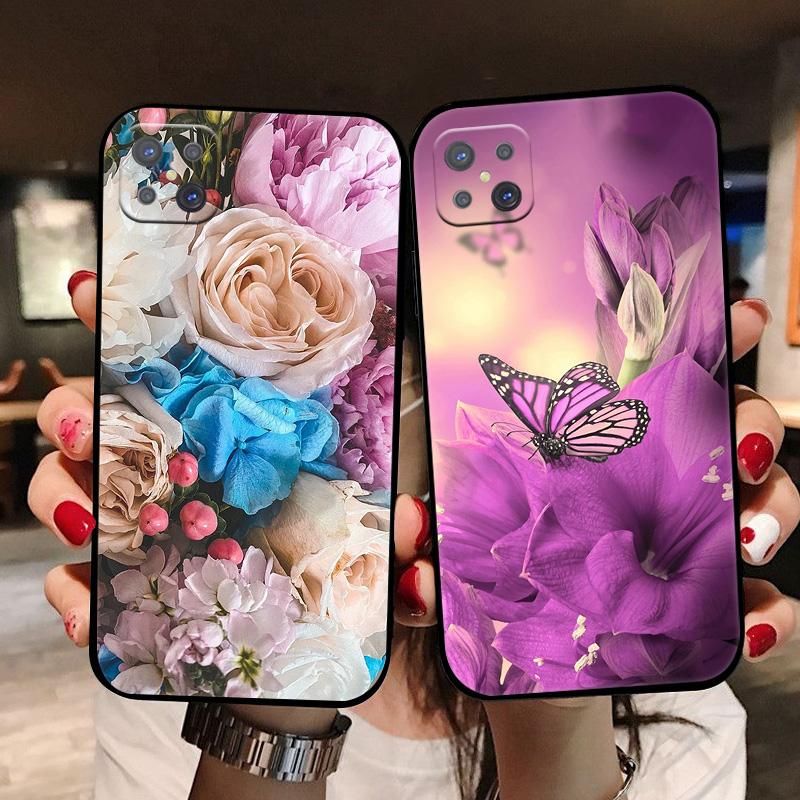 Für OPPO Reno 4Z 5G Hülle Süßes Herz Panda Cooles Silikon TPU Weiche Rückseitenhüllen für OPPO Reno4 Z A92s Handyhülle Reno4Z CPH2065