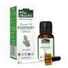 Indus Valley 100% Pure Natural & Organic, Undiluted Rosemary Essential Oil with Glass Dropper for Skin, Hair Care, Hair Growth (15ml)