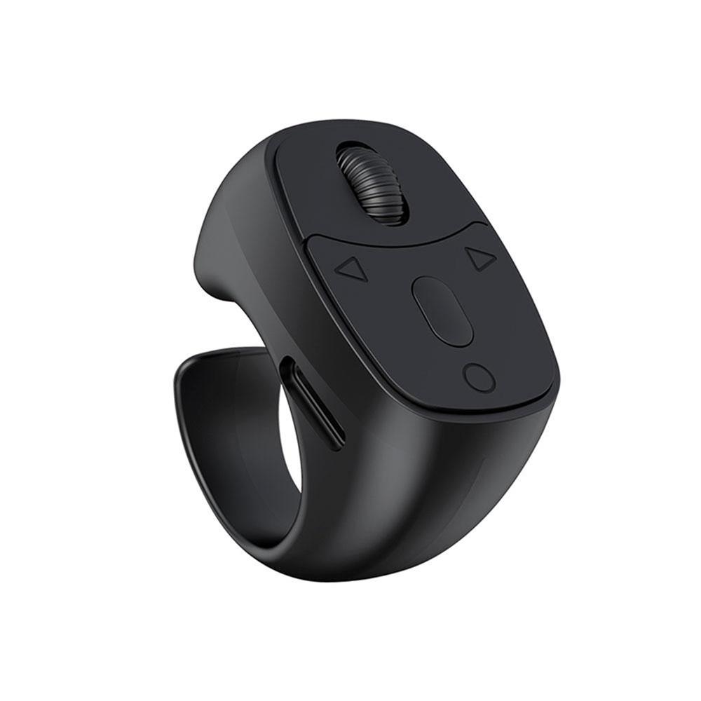 

Remote Control For Iphone Ipad Wireless Bluetooth Page Turning Ring Roller E-Books Fingertip Remote Control Ring