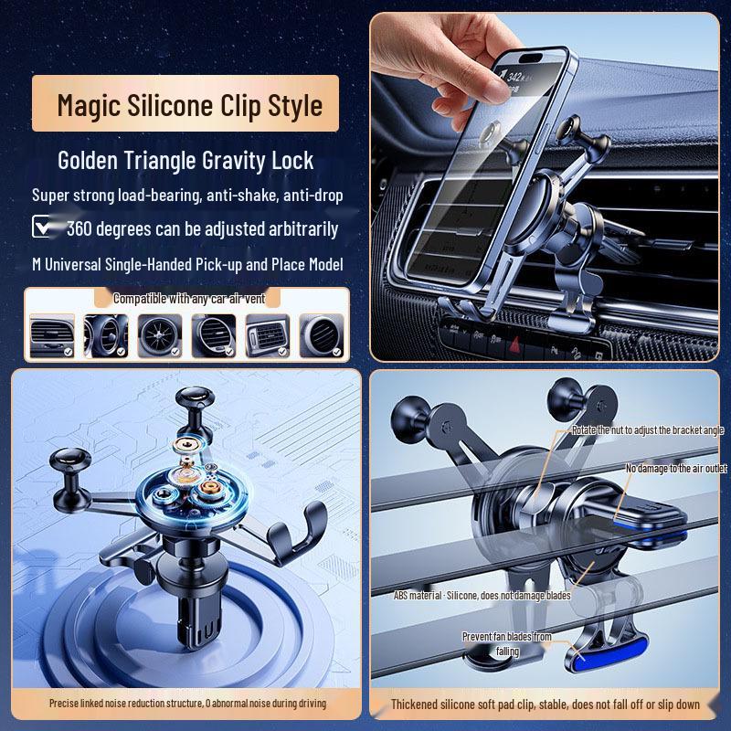 Gravity Sensor Car Vent Phone Holder