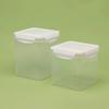 Square Plastic Storage Box for Cat Treats - Freeze-Dried and Fresh-Keeping
