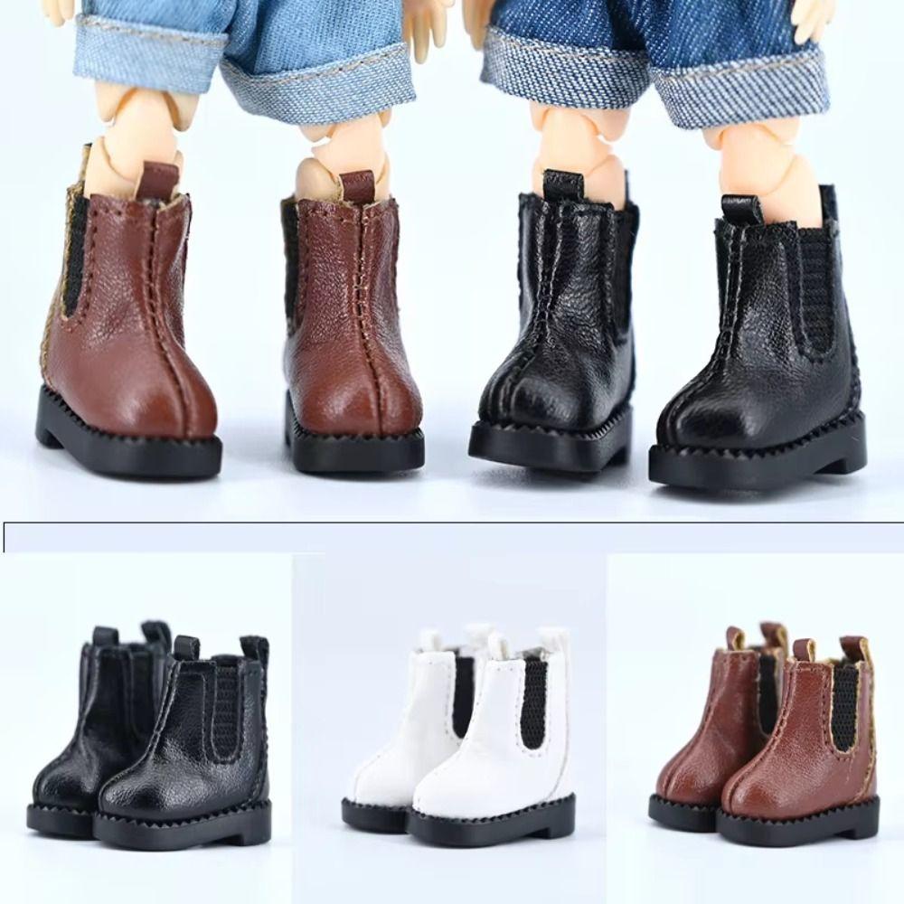 1pair Cute Outfit Ob11 Doll High Top Shoes Pretend Play Obitsu 11 Doll Shoes Holala Gcs