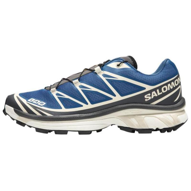 SALOMON XT-6 Wear-resistant Non-slip And Breathable Low-Top Casual Shoes Unisex Blue Sneakers 477393