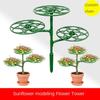 2024 Ladder Rack Plant Support Stand Garden Bonsai Plant Cage Frame Stackable Plastic Climbing Frame