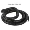 Soft Rubber Artificial Snake Toy Fake Snake 1.25m Prank Toys Halloween Party Supplies