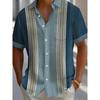 Men's Tropical Plant Shirt Hawaiian Shirt Button Up Shirt Short Sleeved Summer Printed Shirt