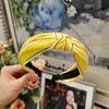Fabric headband female Yiwu headdress jewelry autumn and winter feeling wide edge versatile high skull top headband hairpin