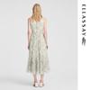 ELLASSAY Women's Printed Tiered Chiffon Camisole Dress