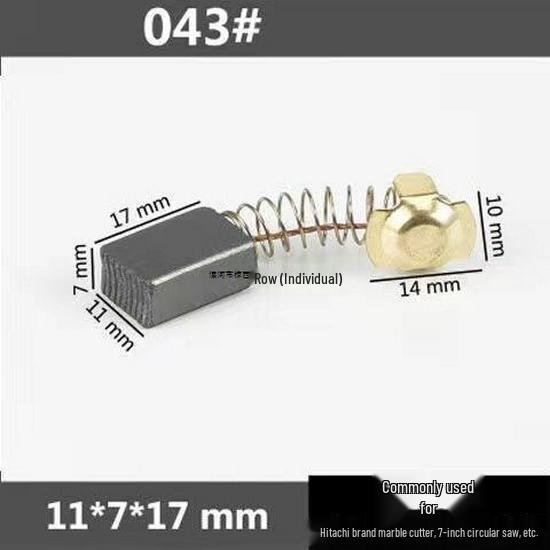 Universal Carbon Brushes for Power Tools: Suitable for Electric Drills, Hammer Drills, Angle Grinders, Cutting and Sawing Machines