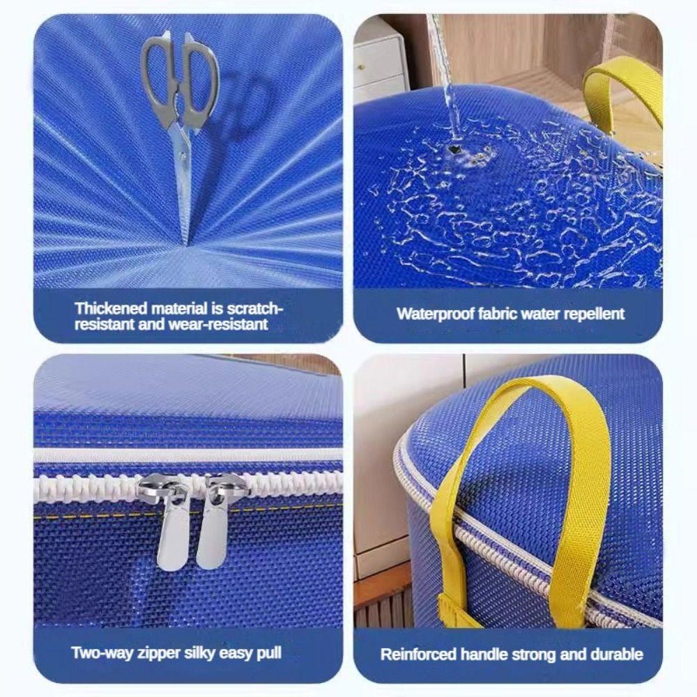 Verdickte Umzugsverpackungstasche Großes Fassungsvermögen Kleiderorganizer Neue Gewebetasche