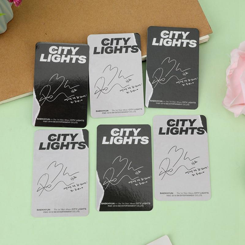 Buy KPOP EXO BAEKHYUN SOLO City Lights Album LOMO Cards K-POP New