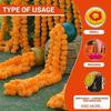 Door Decoration Toran 60 inch Long Orange Flowers 5 Feet 10 String