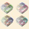 With Fork Spoon Bento Box 304 Stainless Steel Food Container New Divided Lunch Box  For Meal Prep
