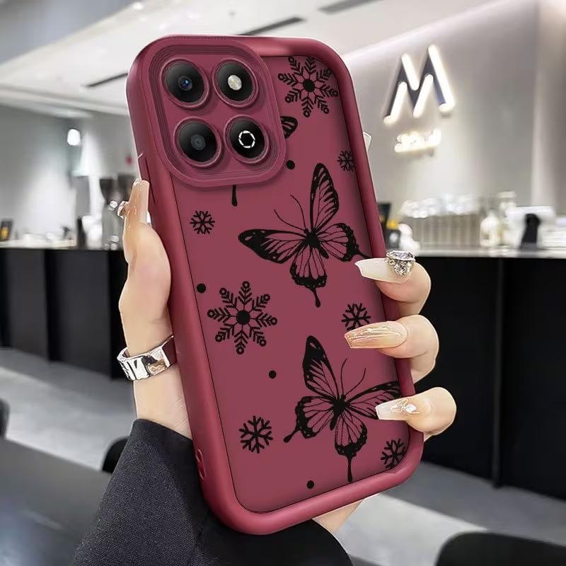 2026 New Butterfly Apple 17promax Mobile Phone Case iPhone16E Advanced Feeling Good-looking 15pro Internet Celebrity