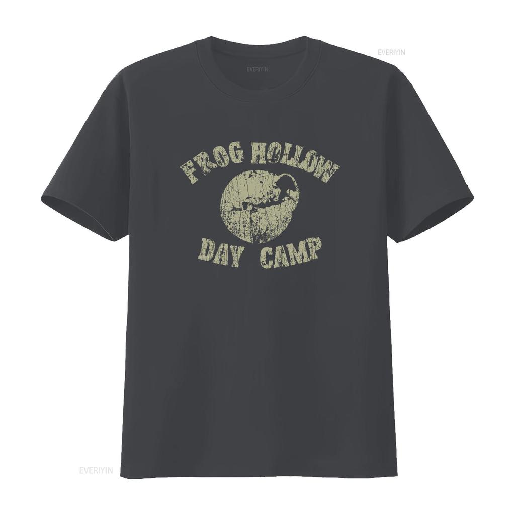 Frog Hollow Day Camp T Shirt Vintage Style As Worn By Frank Zappa vintage Washed Unisex Slightly Breathable fashion Stretched