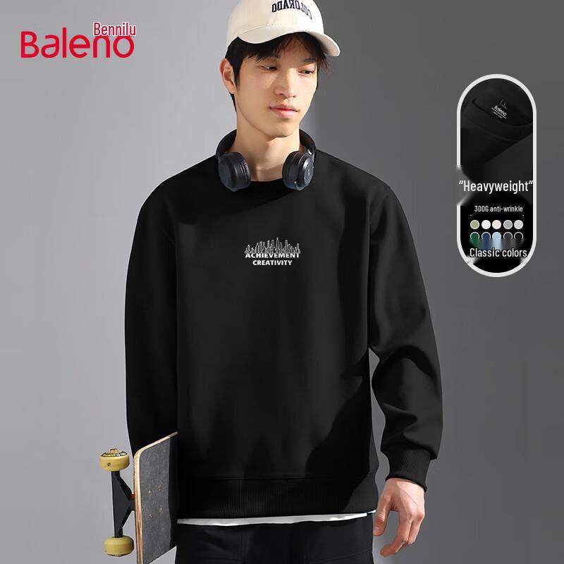 

Baleno Men s Loose Fit Crew Neck Sweatshirt L