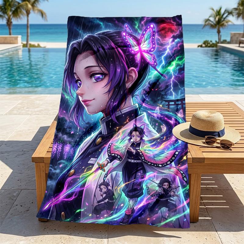 Butterfly Dreams Stylish Digital Printing Beach Towel Quickdrying Absorbent Blanket For Beach Pool Gym Travel Christmas Gift C922213
