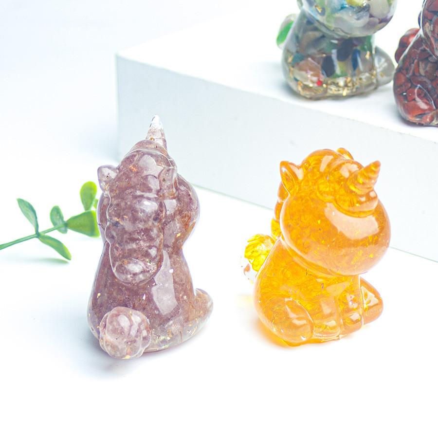 Natural Gemstone Crystal Animal Decoration With Unique Shape For Office Desk Display And Gift