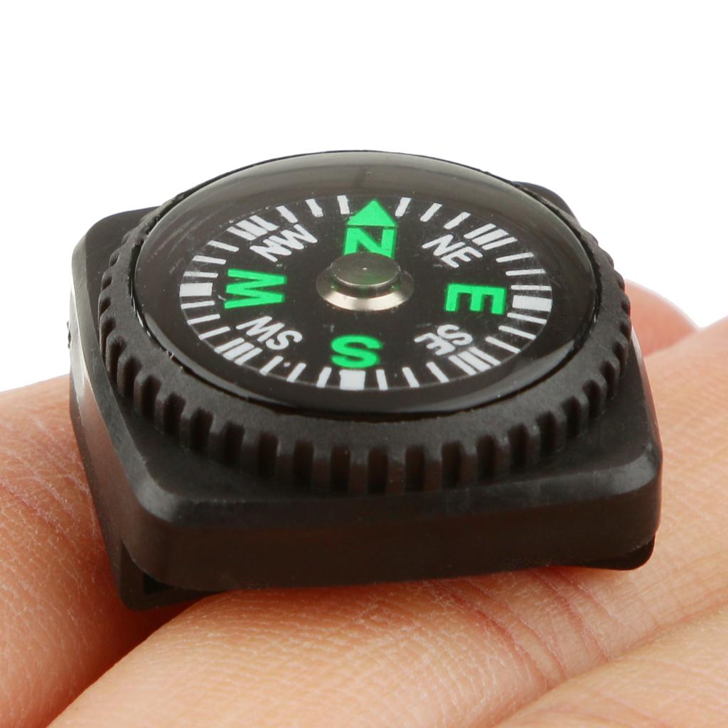 Waterproof Mini es w/ Watch Band Bracelet Camping black